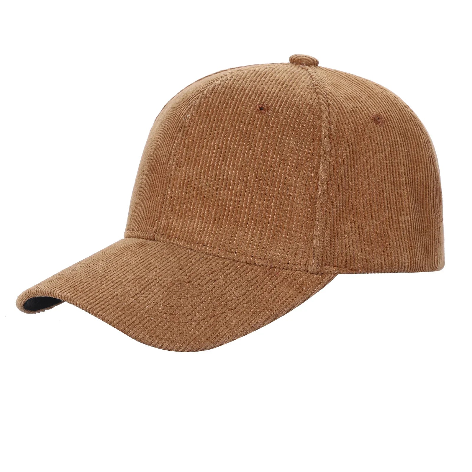 6 Panel Corduroy Solid Buckle Hat - Image 8