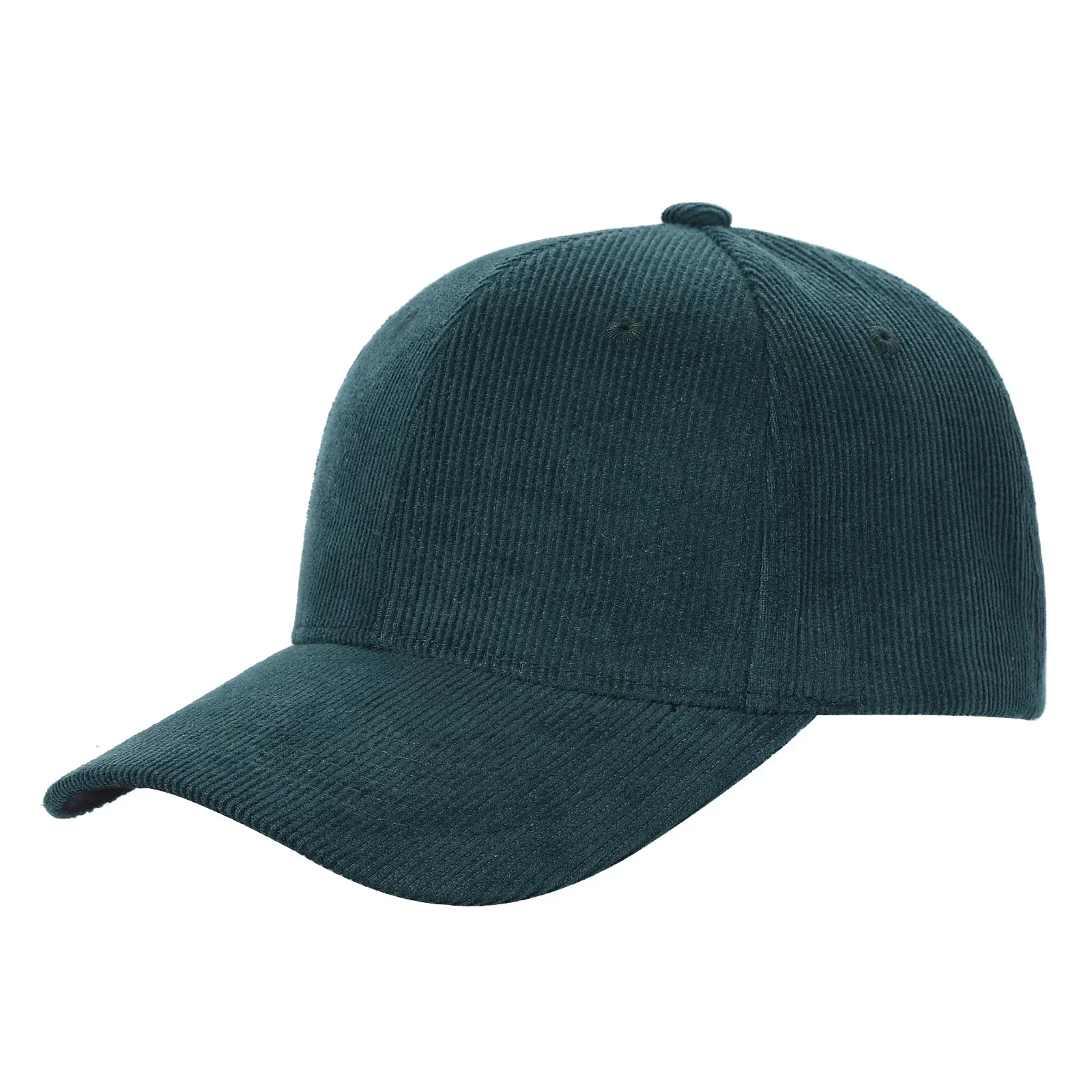 6 Panel Corduroy Solid Buckle Hat - Image 9